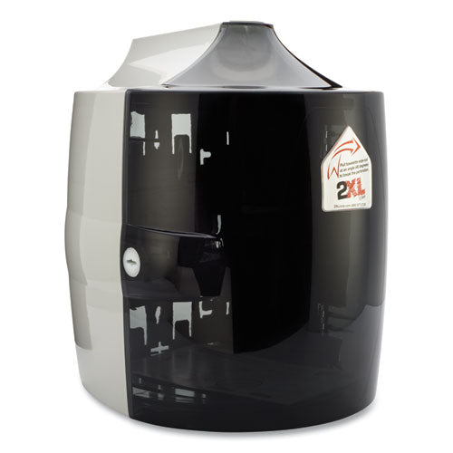 Image of 2XL Contemporary Wall Mount Wipe Dispenser, 11 X 11 X 13, Smoke Gray