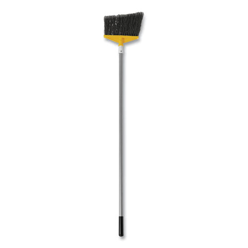 Image of Rubbermaid® Commercial Angled Large Broom, 48.78" Handle, Silver/gray