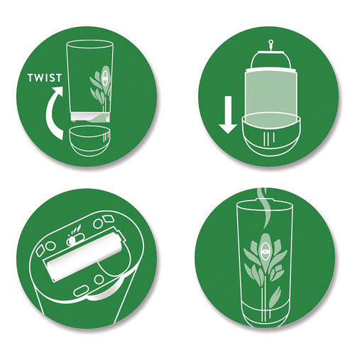 Image of Air Wick® Freshmatic Ultra Automatic Starter Kit, Gadget/(2) 5.89 oz Fresh Linen Refills/AA Battery, 4 Kits/Carton