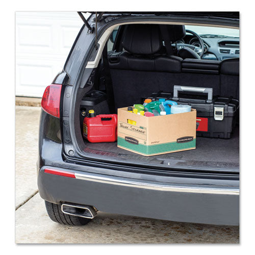 Image of Bankers Box® Stor/file Medium-Duty 100% Recycled Storage Boxes, Letter/legal Files, 12" X 16.25" X 10.5", Kraft, 20/carton