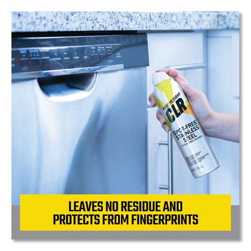 Image of CLR® Spot-Free Stainless Steel Cleaner, Citrus, 12 Oz Can, 6/carton