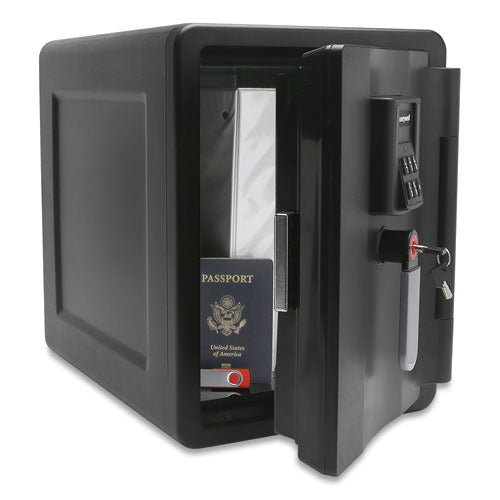 Image of Honeywell Fire And Waterproof Safe With Digital Lock, 11.8 X 16.7 X 15.6, 0.7 Cu Ft, Black