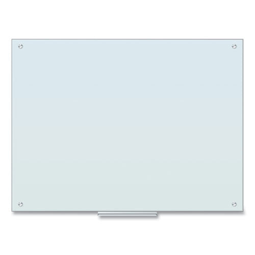Image of U Brands Glass Dry Erase Board, 48" x 36" (Actual Size: 47" x 35"), White Surface