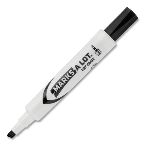 Image of Avery® Marks A Lot Desk-Style Dry Erase Marker Value Pack, Broad Chisel Tip, Black, 36/pack (98207)