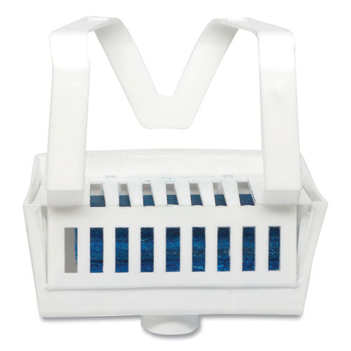 Image of Big D Industries Non-Para Toilet Bowl Block, Lasts 30 Days, Evergreen Scent, White, 12/box