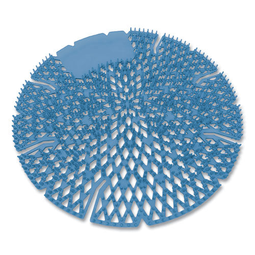 Image of Big D Industries Diamond 3d Urinal Screen, Mountain Air Scent, Blue, 10/pack, 6 Packs/carton