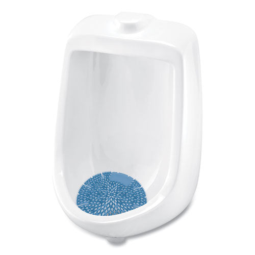 Image of Big D Industries Diamond 3d Urinal Screen, Mountain Air Scent, Blue, 10/pack, 6 Packs/carton