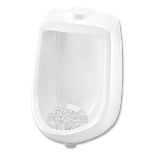 Image of Big D Industries Diamond 3d Urinal Screen, Melon Mist Scent, Clear, 10/pack, 6 Packs/carton