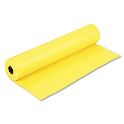 Image of Pacon® Rainbow Duo-Finish Colored Kraft Paper, 35 lb Wrapping Weight, 36" x 1,000 ft, Canary