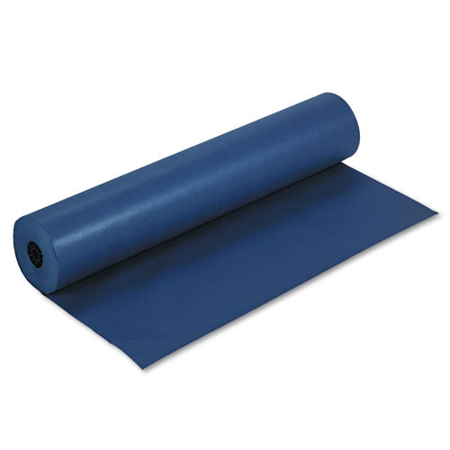 Image of Pacon® Rainbow Duo-Finish Colored Kraft Paper, 35 lb Wrapping Weight, 36" x 1,000 ft, Dark Blue