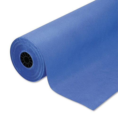 Image of Pacon® Rainbow Duo-Finish Colored Kraft Paper, 35 lb Wrapping Weight, 36" x 1,000 ft, Royal Blue