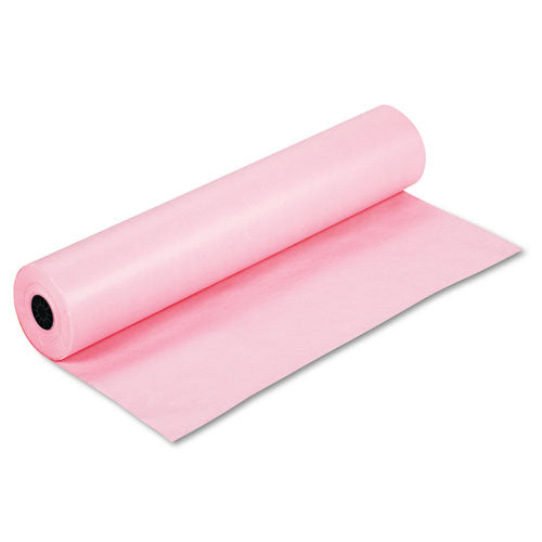 Image of Pacon® Rainbow Duo-Finish Colored Kraft Paper, 35 lb Wrapping Weight, 36" x 1,000 ft, Pink