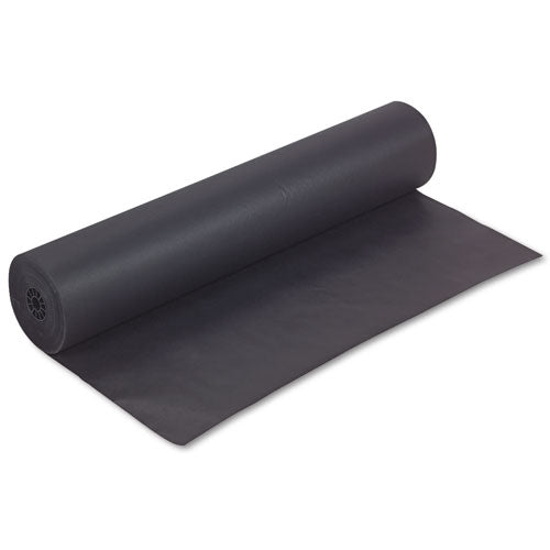 Image of Pacon® Rainbow Duo-Finish Colored Kraft Paper, 35 lb Wrapping Weight, 36" x 1,000 ft, Black