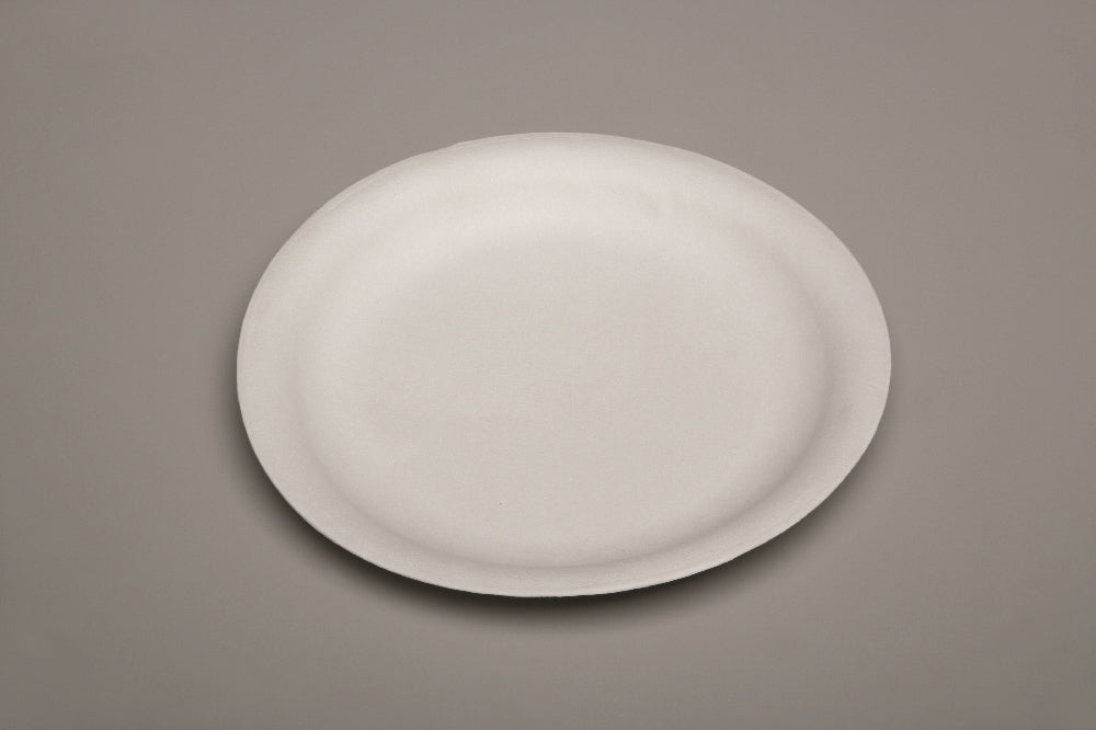 Image of Skilcraft Paper Plates, Compostable, 9" Diameter