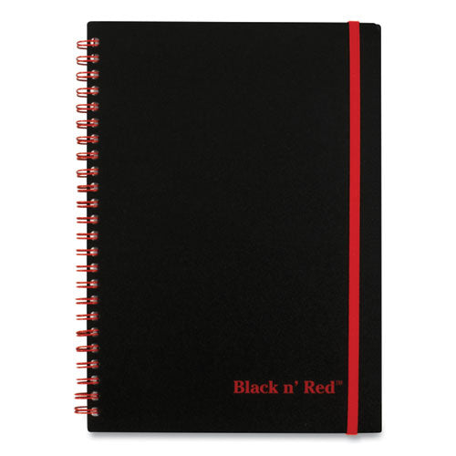 Image of Black n' Red Flexible Cover Twinwire Notebooks, SCRIBZEE Compatible, 1-Subject, Wide/Legal Rule, Black/Red Cover, (70) 8.25 x 5.63 Sheets