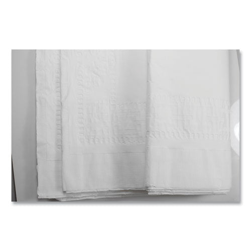 Image of Tablemate® Table Set Poly Tissue Table Cover, 54" X 108", White, 6/pack