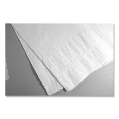 Image of Tablemate® Table Set Poly Tissue Table Cover, 54" X 108", White, 6/pack