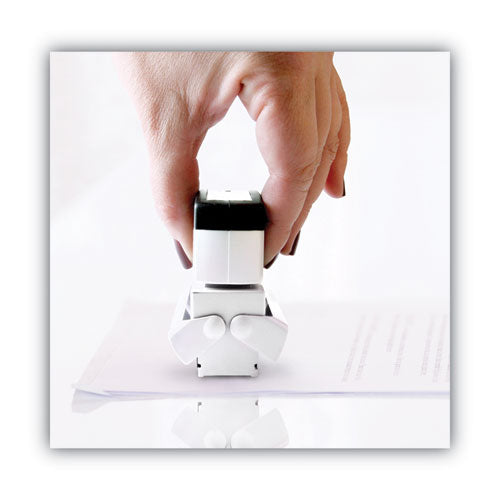 Image of ACCUSTAMP2® Pre-Inked Shutter Stamp, Blue, VOID, 1.63 x 0.5