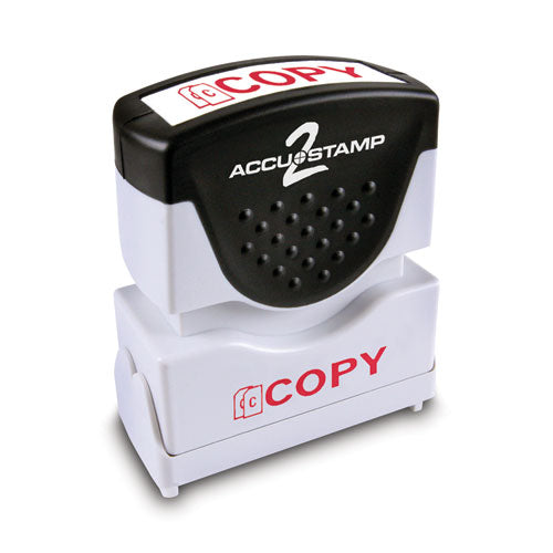 Image of ACCUSTAMP2® Pre-Inked Shutter Stamp, Red, COPY, 1.63 x 0.5