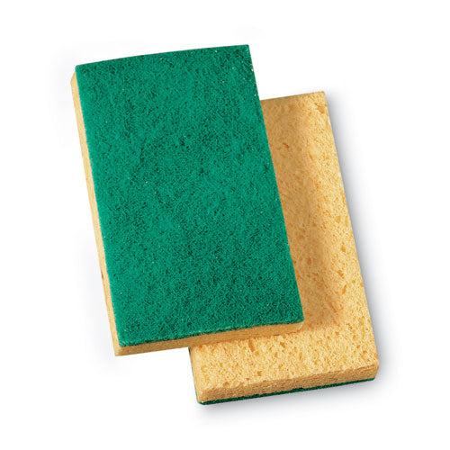 Image of 3M Niagara Medium Duty Scrubbing Sponge 74n, 3.6 X 6, 1" Thick, Yellow/green, 20/carton