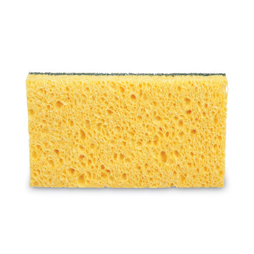 Image of 3M Niagara Medium Duty Scrubbing Sponge 74n, 3.6 X 6, 1" Thick, Yellow/green, 20/carton