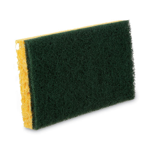 Image of 3M Niagara Medium Duty Scrubbing Sponge 74n, 3.6 X 6, 1" Thick, Yellow/green, 20/carton
