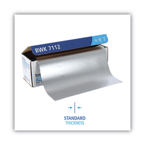 Image of Boardwalk® Standard Aluminum Foil Roll, 63 Gauge, 12" x 1,000 ft