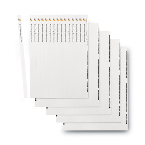 Image of Avery® Binder Spine Inserts, 0.5" Spine Width, 16 Inserts/Sheet, 5 Sheets/Pack