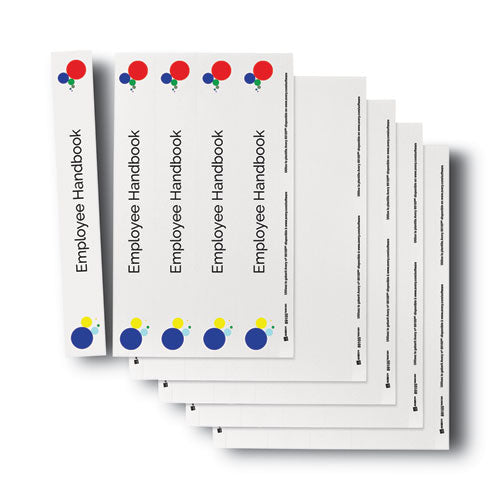 Image of Avery® Binder Spine Inserts, 1.5" Spine Width, 5 Inserts/sheet, 5 Sheets/pack