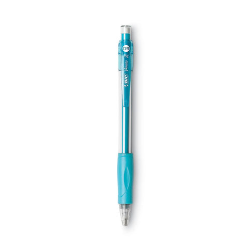 Image of BIC® Velocity Original Mechanical Pencil, 0.9 mm, HB (#2), Black Lead, Turquoise Barrel, Dozen
