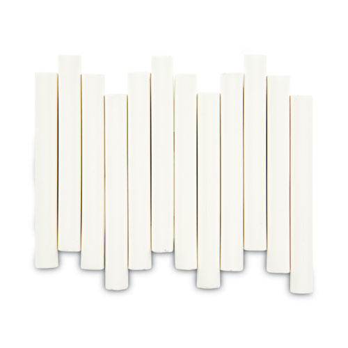 Image of Crayola® Nontoxic Anti-Dust Chalk, 3" x 0.31" Diameter, White, 12 Sticks/Box