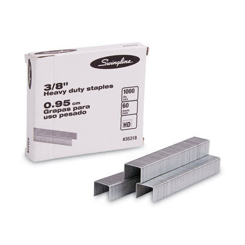 Image of Swingline® S.f. 13 Heavy-Duty Staples, 0.38" Leg, 0.5" Crown, Steel, 1,000/box