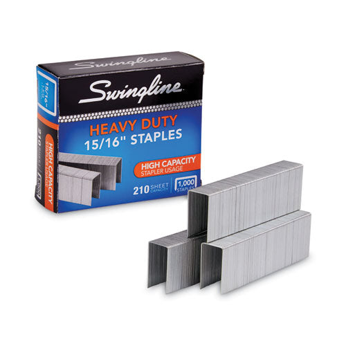 Image of Swingline® S.f. 13 Heavy-Duty Staples, 0.94" Leg, 0.5" Crown, Steel, 1,000/box
