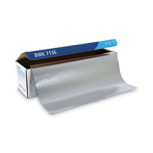 Image of Boardwalk® Heavy-Duty Aluminum Foil Roll, 87 Gauge, 18" x 1,000 ft