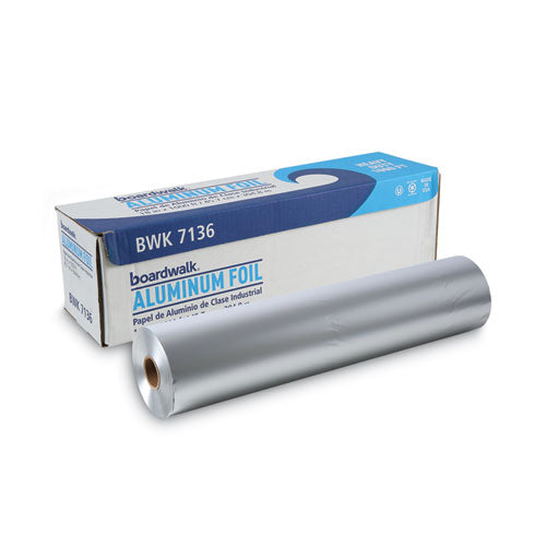 Image of Boardwalk® Heavy-Duty Aluminum Foil Roll, 87 Gauge, 18" x 1,000 ft