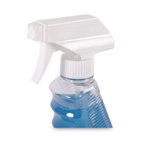 Image of Boardwalk® Industrial Strength Glass Cleaner with Ammonia, Unscented, 32 oz Trigger Spray Bottle, 12/Carton