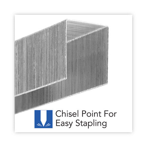Image of Swingline® Light Touch Heavy-Duty Staples, 0.63" Leg, 0.5" Crown, Steel, 2,500/box