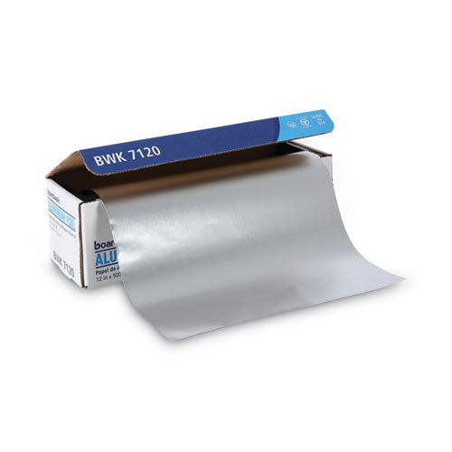 Image of Boardwalk® Heavy-Duty Aluminum Foil Roll, 87 Gauge, 12" x 500 ft