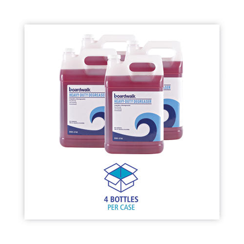 Image of Boardwalk® Heavy-Duty Degreaser, 1 Gallon Bottle, 4/carton
