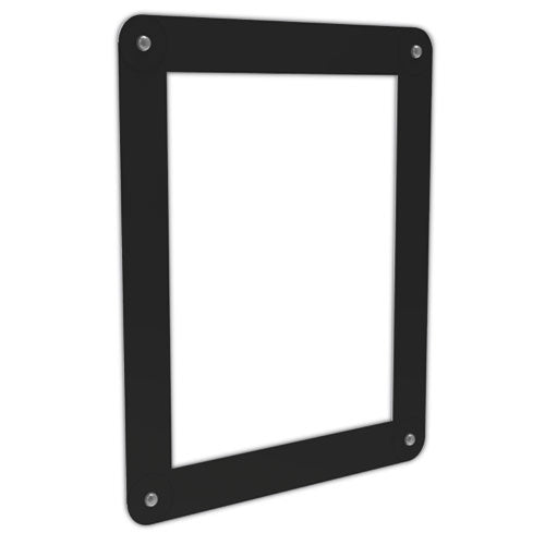 Image of deflecto® Superior Image Window Display, 8.5 x 11 Insert, Clear/Black