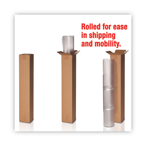 Image of deflecto® Supermat Frequent Use Chair Mat, Med Pile Carpet, Roll, 36 X 48, Lipped, Clear