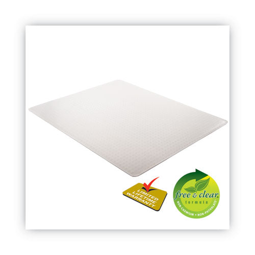 Image of deflecto® Supermat Frequent Use Chair Mat, Med Pile Carpet, Roll, 46 X 60, Rectangle, Clear