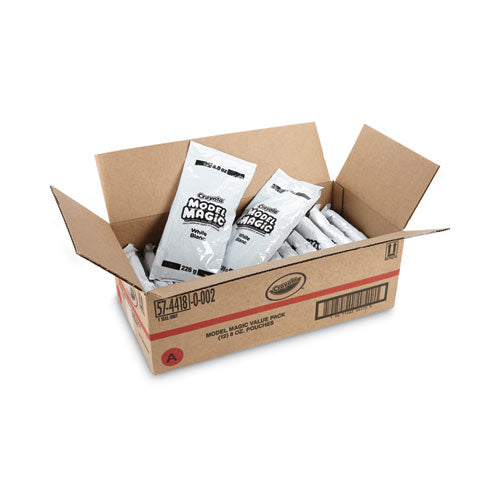 Image of Crayola® Model Magic Modeling Compound, 8 Oz Packs, 12 Packs, White, 6 Lbs