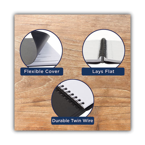 Image of AT-A-GLANCE® Recycled Monthly Planner with Perforated Memo Section, 8.75 x 7, Black Cover, 12-Month (Jan to Dec): 2025