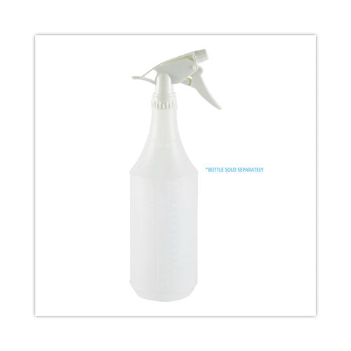 Image of Boardwalk® Non-Leaking Trigger Sprayer 300ES, 9.5" Tube, Fits 32 oz Bottles, White, 24/Carton