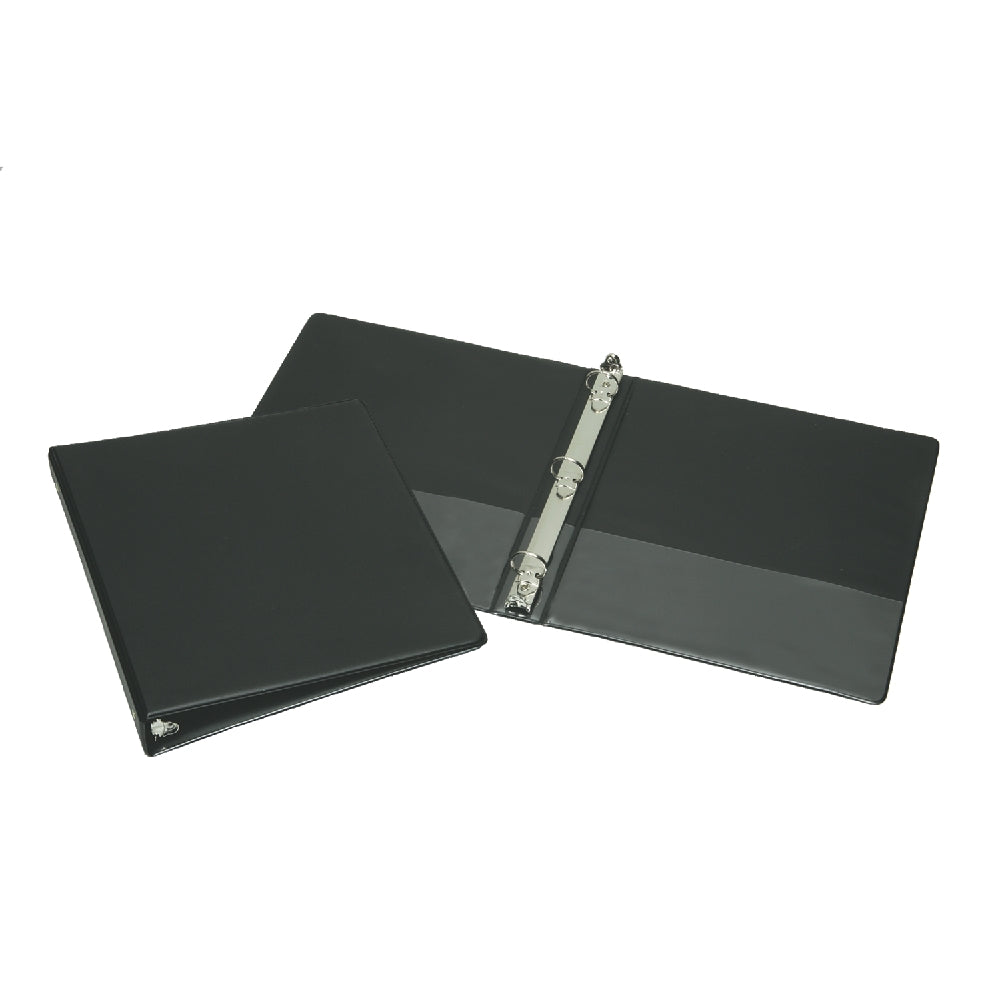 Image of Round Ring Binder, Black, 2" Capacity