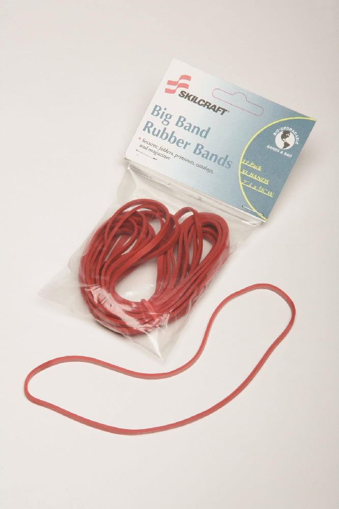 Image of Rubber Bands, Big Band,  7" x 1/8"