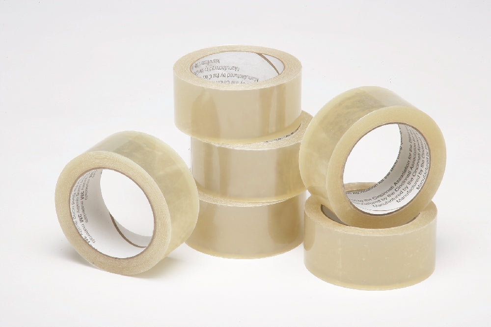 Image of Package Sealing Tape, Commercial Grade, 2" x 55 yds, Clear, 6 Rolls