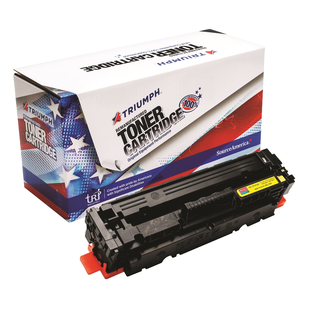 Image of Remanufactured Toner Cartridge for HP CF412A (HP 410A), Page Yield 2.3k, Yellow