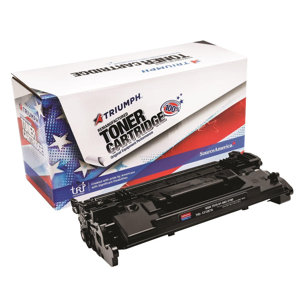 Image of Remanufactured Toner Cartridge for HP CF287A (HP 87A), Page Yield 9k, Black